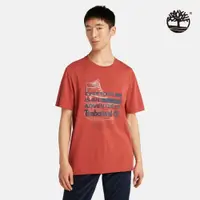 在飛比找蝦皮商城優惠-Timberland 男款紅色印花短袖T恤|A29JZDV5