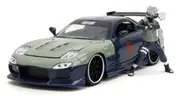 Jada: Naruto - '93 Mazda RX-7 w/Kakashi - 1:24 Diecast Model