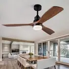 BOJUE 52 Inch Ceiling Fans with Lights and Remote Control, Dimmable LED Light...
