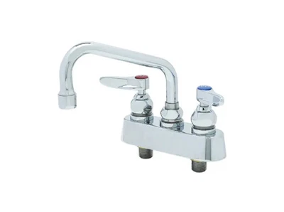 T&S Brass B-1120-XS-F12 8" Deck Mount Workboard Faucet w/ 6" Swivel Spout