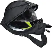 Long Term Bike Backpack Waterproof Motorcycle Bag - Lightweight Travel Storage Bag Large Capacity Backpack Motorcycle Hiking, Black, Se référer au descriptif, Refer to description