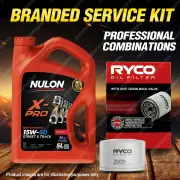 Ryco Oil Filter 5L XPR15W50 Engine Oil Service Kit for Renault Megane X84 Scenic