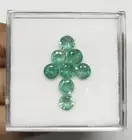 Natural Untreated Emerald Round cut 5.5x5.5 mm Loose Bright Green Emerald Round