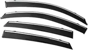 Rynplex Weathershield, for Civic, 11th Sedan Touring 2022 2023 2024 Side Window Wind Deflector Sun Rain Guard Door Visor Ventvisor Car Side Window Sunshade