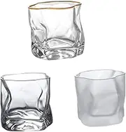 Luxshiny 3 Pcs Irregular Beverage Cups Twisted Drink Cups Wear-Resistant Juice Cups