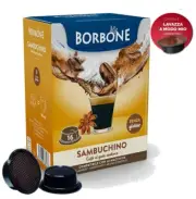 A Modo Mio 288 Capsules Sambuchino Caffè Borbone Gusto Sambuca Compatible Vacuum