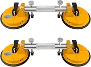 [ZHDBD] Seamless Seam Setter Seamless Stone Seam Setter with Vacuum Suction Cups Heavy Duty Professional Countertop Installation Seaming Tool for Seam Joining and Leveling (Color : 2pcs, Size : Oranje)