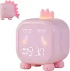 Digital Alarm Clock, Kids Cute Alarm Clocks with Night Light, Snooze Mode