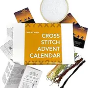 Cross Stitches Advent Calendar 2023-24 Days Countdown Calendars Cross Stitc-h, Embroidery Kit for Beginners Arts Crafts, Sewing Kit Advent Calendar Kids Adults
