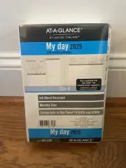 2025 Daily Planner Refill AT-A-GLANCE Size 4 Traditional White Tabs 481-225 Year