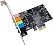 ZENWORYS PCI-E 5.1 Desktop Built-in Sound Card 3D Games Music Digital Sound Card 24Bit Stereo Field with Reverb Support Win7