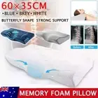 Memory Foam Cervical Pillow Anti Snore Release Pain Back Neck Support 60*35CM AU