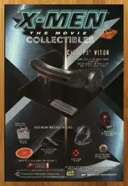 2000 X-Men Movie Collectibles/Replicas Print Ad/Poster Cyclops Wolverine Marvel