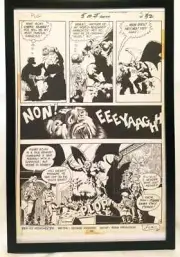 PLOP #5 pg. 6 by Bernie Wrightson 11x17 FRAMED Original Art Poster DC Comics