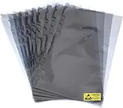 uxcell 10Pcs Anti Static Bags ESD Shielding Bag Flat Open Top Anti Static Bag for Electronic Devices 19.7x27.6 Inch(500 * 700mm)