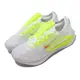 Nike 慢跑鞋 W Zoom Fly 4 PRM 女鞋 氣墊 路跑 白 螢光黃 DN2658-101 [ACS 跨運動]