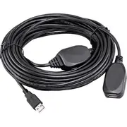 PRO2 LC7219 Active USB Extension Lead 20M USB a Plug To USB a Socket Data Transfer Rate Up To