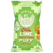 Siete, Grain Free Puff Snacks, Chile Lime, 4 oz (113 g)