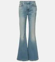 [McQueen] McQueen Faded flared jeans 28 blue