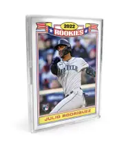 2022 Topps Throwback Thursday Set 49 TBT 91 Rookies Julio Rodriguez CRUZ Strider