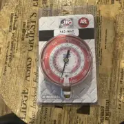 JB M2-862 Illuminating Manifold Gauge 3-1/8" Red Pressure High Side G-19