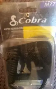 Cobra Mic - HighGear M77 Black Noise Cancelling 4-Pin CB Microphone 9' Cord