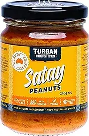 Turban Chopsticks Satay Peanuts Curry Paste 240 g, 240 g