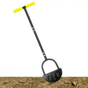Half Moon Saw-Tooth Edger Lawn Tool with T-Grip for Sidewalk and Grass Maintenance