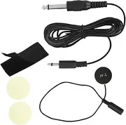 JEWEDECO 1 Set Acoustic Guitar Pickup Punch Installation for Folk and Classical Guitars Enhancement Without Modifications Audio Signal Reproduction Includes Cable Cord
