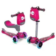 smarTrike T1 3 Stage 3 Wheel Scooter - Pink