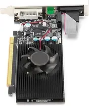 GT210 Graphics Card, Low Noise, High Efficiency, Quiet Work, Sturdy Desktop Video Card PCI Express 2.0 1GB DDR2 64bit with Stream Processor Unit: 16, Made of Advanced Materials,