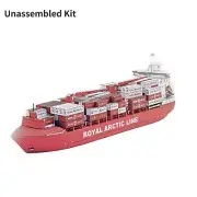 1:400 Danish Container Ship Mary Arctica Paper Ship Paper DIY Ship Unassembled
