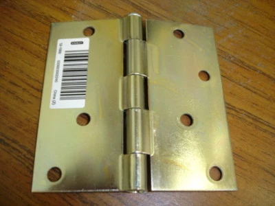 Stanley 12-1000 804 4"x4" Utility Hinge W/Holes NEW