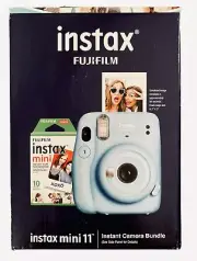 FUJIFILM Instax Mini 11 Instant Camera Bundle Sky - Blue (600022153)