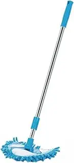 Mobestech Mini Telescopic Cordless Mop Flexible Microfiber Mop for Floor Dust Cleaner Triangular