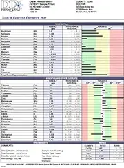 Doctor's Data Essential Elements and Heavy Metals Toxicity Test (22 Elements and 17 Toxins)