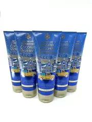 bath and body works (5 Pack) FROSTED COCONUT SNOWBALL Body Cream 8 Oz New!