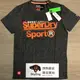 跩狗嚴選 極度乾燥 Superdry Sport 運動系列 T-Shirt 短袖 上衣 T恤 透氣 排汗 黑灰