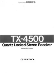 Onkyo TX-4500 Tuner Owners Manual