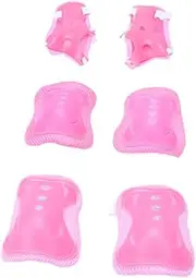 6 Pcs Boys and Girls Protective Gear Elbow Knee Pads Shin Guards Sports for Toddlers Boys and Girls Protective Gear Pack