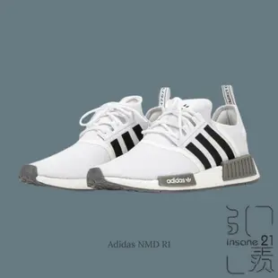 ADIDAS ORIGINALS NMD R1 黑白 三線 情侶款 BOOST GZ9261【Insane-21】