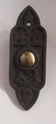 Victorian Press Classic Style Doorbell Button Solid Brass Waterglass Studios ORB