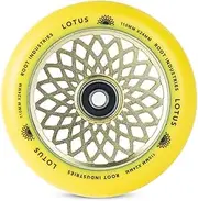 Lotus Wheels 110mm - Pro Scooter Wheels 110mm Pair - Scooter for Kids - Fit Most Setups - 24mm x 110mm - Bearings Installed - 90 Day Warranty - Pro Scooter Wheels, Cheap - Scooter Parts