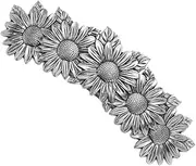 Healeved Vintage Daisy Barrette Vintage Viking Hair Clip Styling Hair Clips Hair Barrettes for Thick Hair Womens Hair Clips Daisy Hair Accessories Hair Accessories Alloy Silver