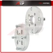2 Pcs 4x101.6 to 4x156 ATV Wheel Adapters 1" 10x1.25 For Polaris Magnum 425 325
