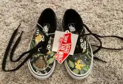 Kids Size 10.5 Unisex Van's & Disney Mowgli Jungle Book shoe Tennis Brand New