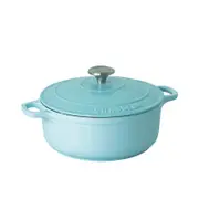 Chasseur Round French Oven 24cm - 4L Duck Egg Blue