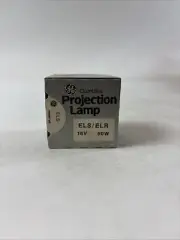 Vintage NOS, GE ELS/ELR, Quartzline Projection Lamp, 16V 50W