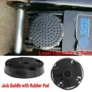 Floor Jack Saddle Pad Rubber Point Fit 4Tons Jacks Adapter Lifting Protector