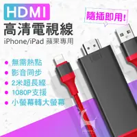 在飛比找蝦皮購物優惠-【iOS專用】iPhone轉HDMI 影音轉接線 手機有線投